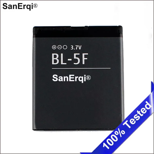 10 шт. аккумулятор для Nokia BL-5F phone аккумулятор для Nokia N96 N95 N98 N93i 6290 E65 6290 6210S/N 6710N N95 C5-01 аккумулятор