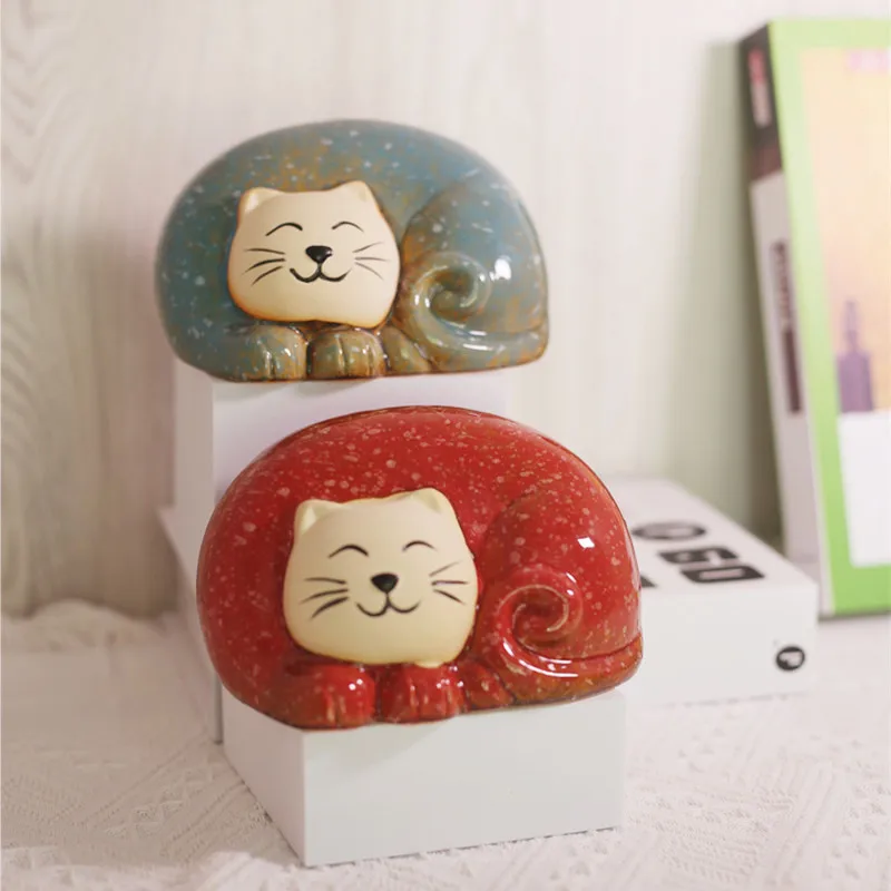 Украшение для комнаты девочек фарфоровые украшения кошек деревенский домашний