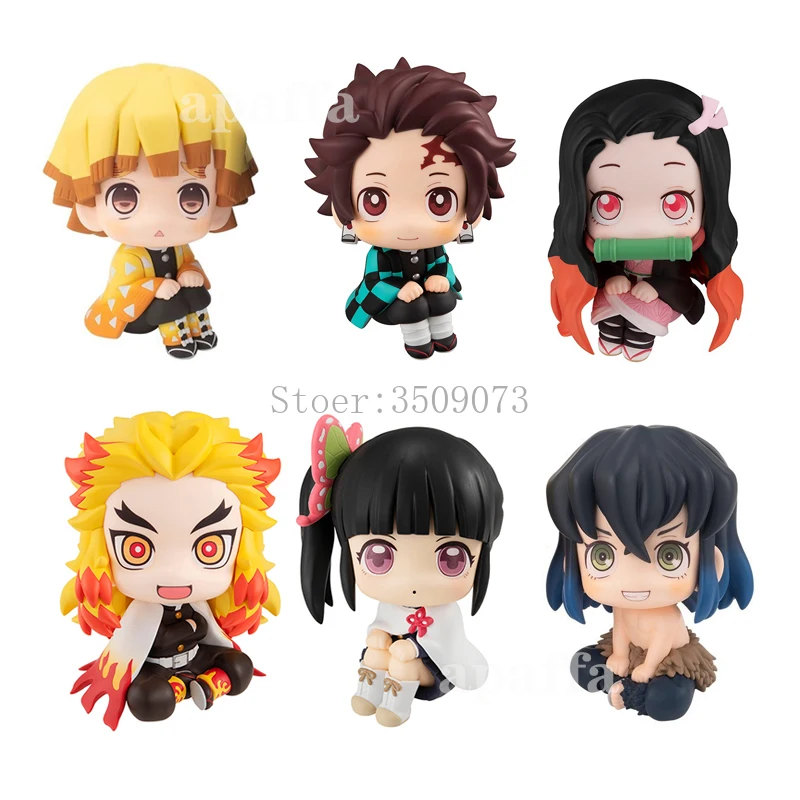 

Экшн-фигурка из аниме «рассекающий демонов», 6 шт./компл., фигурка Kamado Tanjirou Agatsuma Zenitsu, фигурка Kimetsu no Yaiba, модель, кукла в подарок