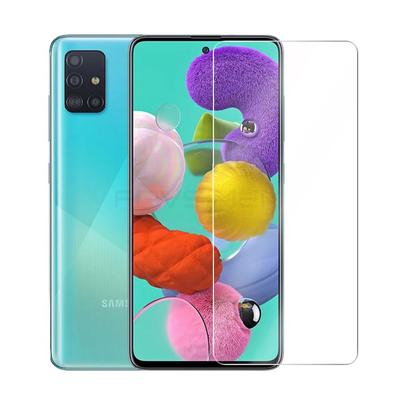 Защитное стекло для Samsung Galaxy A11 A41 A31 A51 A515F A71 A01 A21S прозрачное 2 в 1 | Мобильные