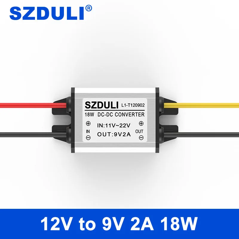 

Автомобильный преобразователь напряжения SZDULI 12V to 3.3V~9V
