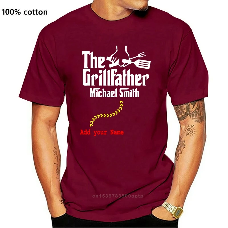 

New 2021 Mens Novelty THE GRILLFATHER Funny Black Barbecue FULL LENGTH Apron BBQ Gift