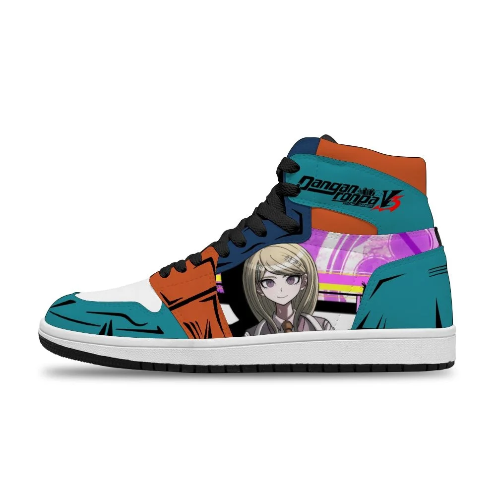 

2021 Japanese Hot Anime Danganronpa Diy Breathable Running Non-Slip Leisure Shoes For Boys Unisex Fashion Sneakers