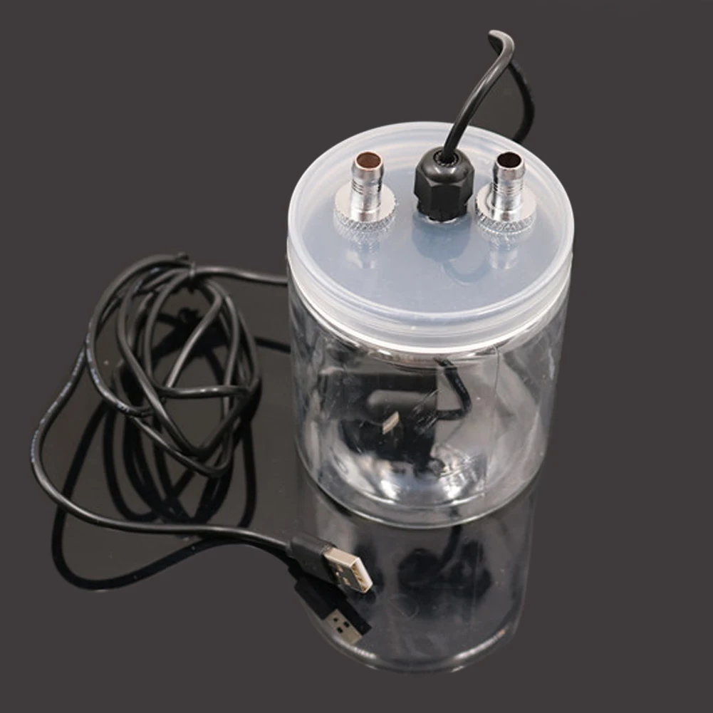 ПК ноутбук USB подключение бак насос охладитель воды прозрачный дисплей DIY