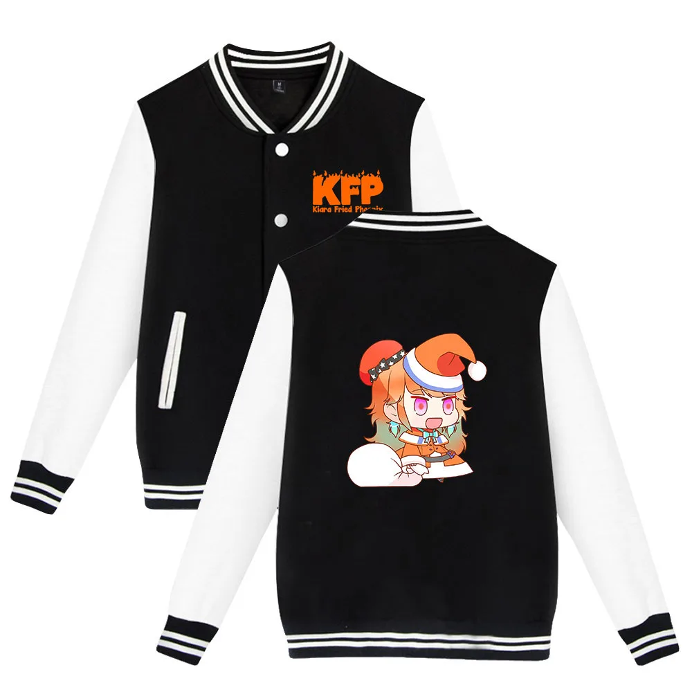 

Takanashi Kiara Fashion Prints Baseball Jackets Women/Men Long Sleeve Jacket Hot Sale Harajuku Casual Streetwear Clothes