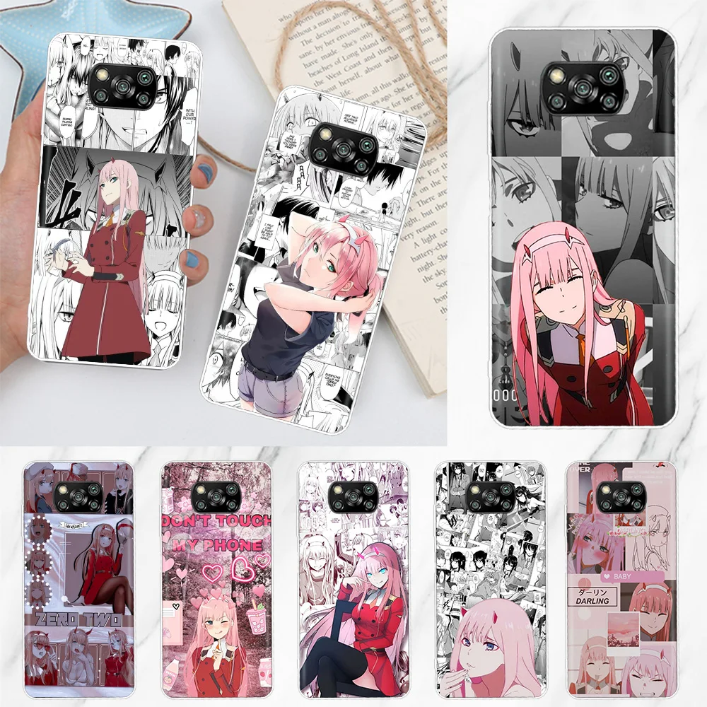 

Darling In The FranXX Anime Case Coque For Xiaomi Poco X3 Pro F3 M3 F1 X3 NFC M2 Mi 11 Lite 11 Ultra Note 10 Pro 9T Cover Funda
