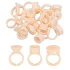 100 шт. одноразовые кольца для клея силиконовая ресница держатель для наращивания ресниц контейнер для клея пигмент для татуировок женский набор инструментов для макияжа