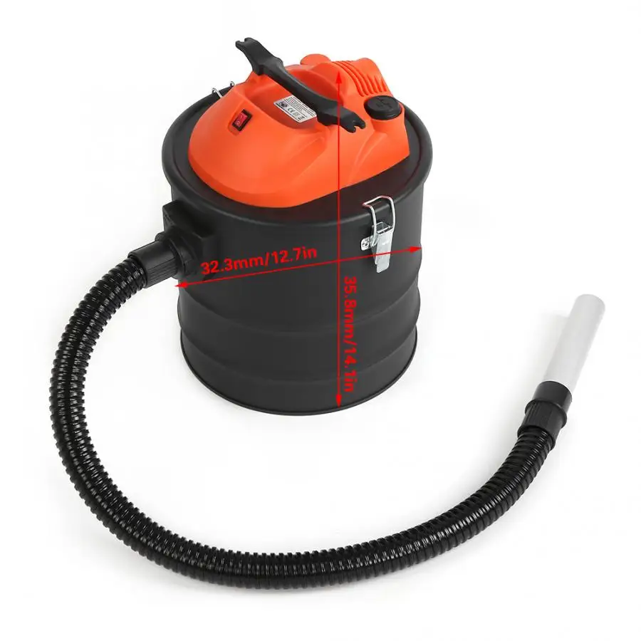 18L 1000W камин Ash вакуумного уборщика цилиндра Гувер дымоход EU Plug 220V 50Hz вакуумный