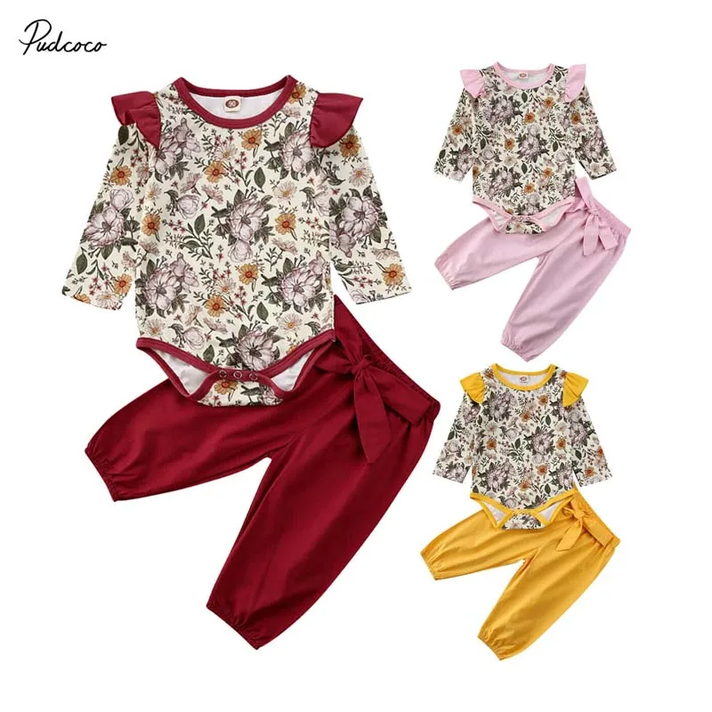 Коллекция 2019 года брендовая одежда для новорожденных девочек возрастом от 0 до 24