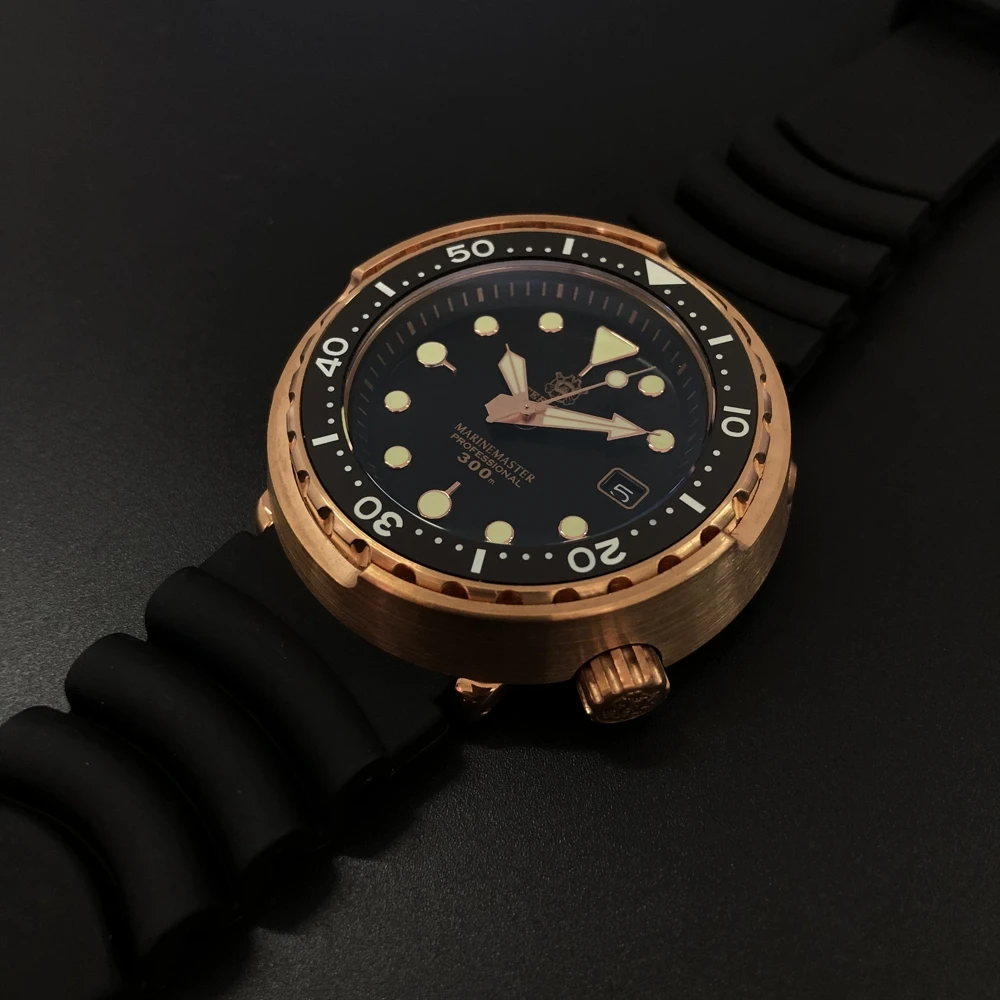Часы для дайвинга Steeldive SD1975S механические мужские часы с песочным шлифовальным