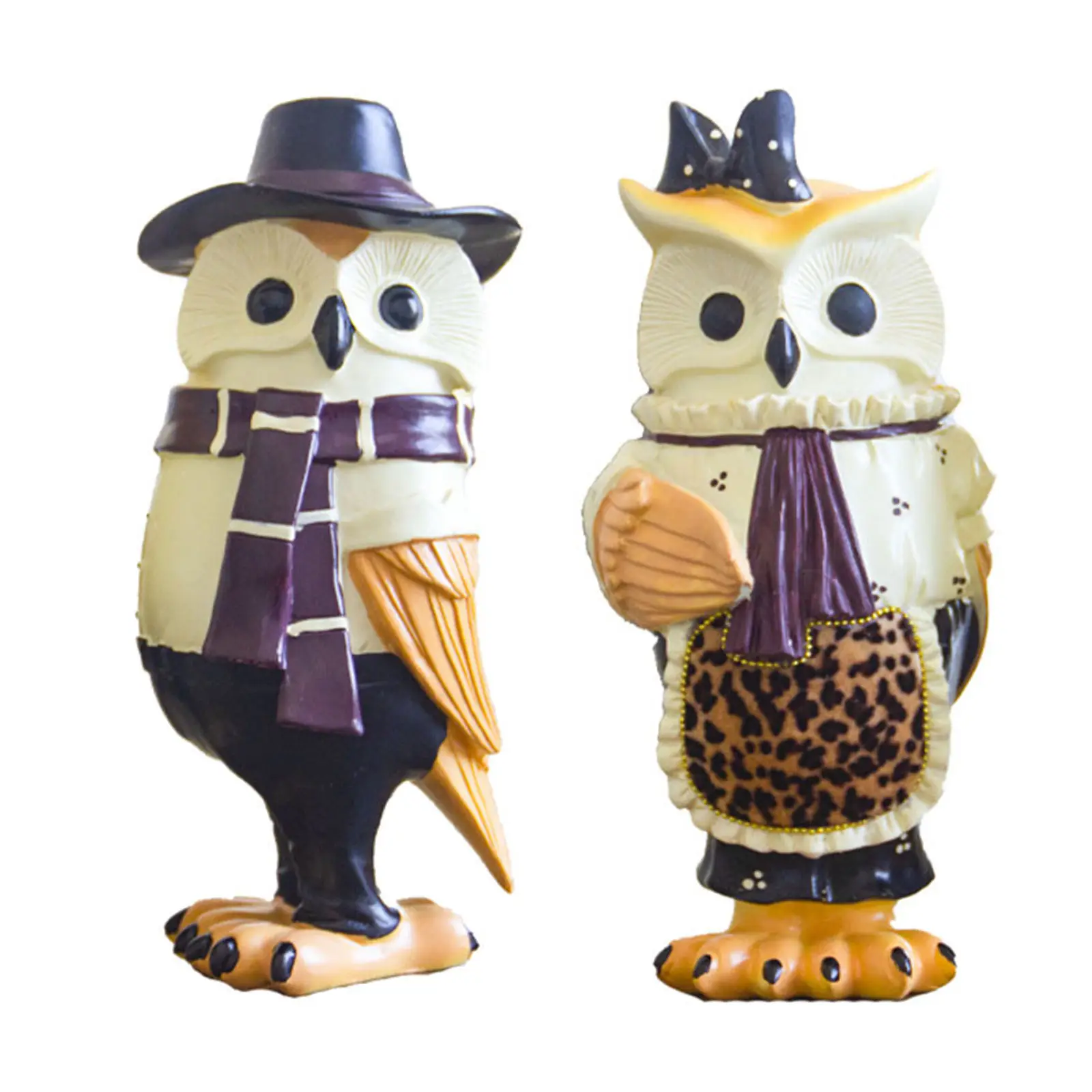 

Разноцветная полимерная сова, искусственные скульптуры животных, украшение для обеденного стола, украшение для дома, гостиной