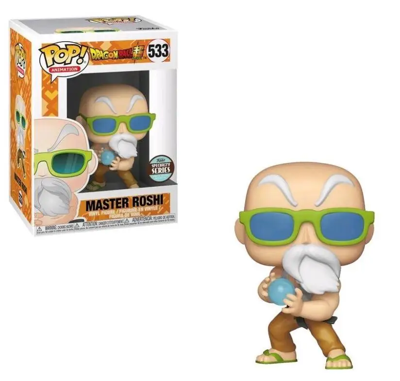 Funko POP Dragon Ball Гоку Коллекция игрушек модель игрушки фигурка Супер Саян Мастер Роши