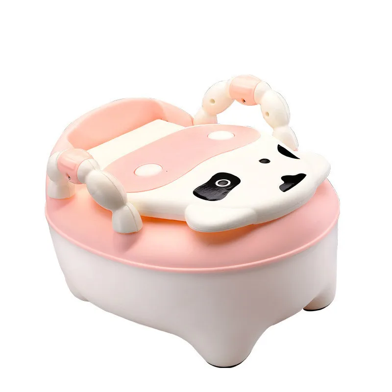 Детский дорожный туалет детский дневной свет с рисунком коровы собаки милый ящик