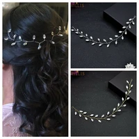 a415 simple wedding hair band vintage rhinestone women headband crystal bridal hair accessories tiaras bridesmaid head jewelry