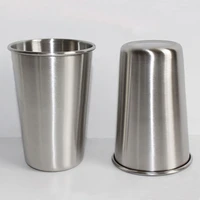 500ml stainless steel mugs metal travel mugs tumbler pint glasses cups outdoor camping drinking coffee tea beer promotion