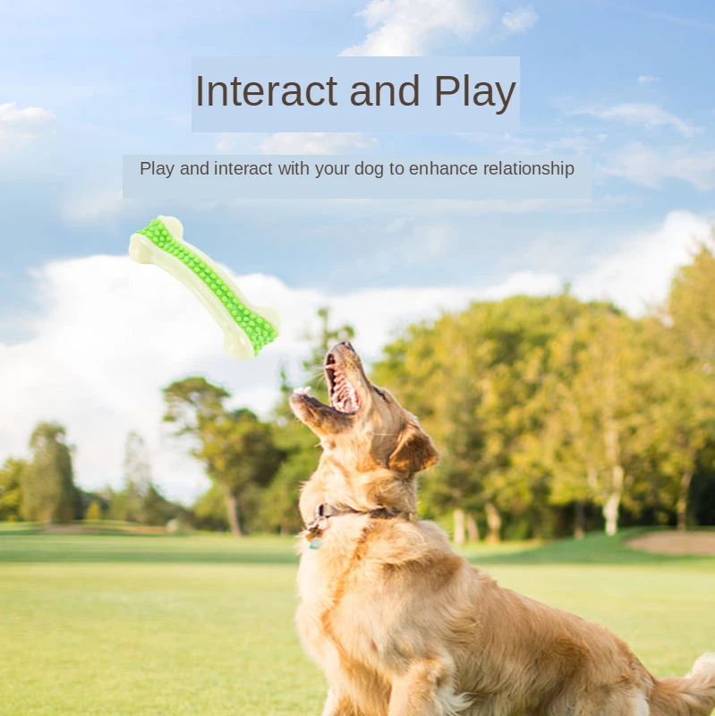 Новинка игрушка для чистки зубов собак жевательная в форме кости Интерактивная