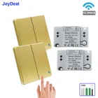 Беспроводной Радиочастотный выключатель с дистанционным управлением, 433 МГц, 110 В переменного тока, 220 В, 240 в, потолочный светильник, светодиодная лампа, вентилятор, коридор, комната, 86, настенные панельные переключатели