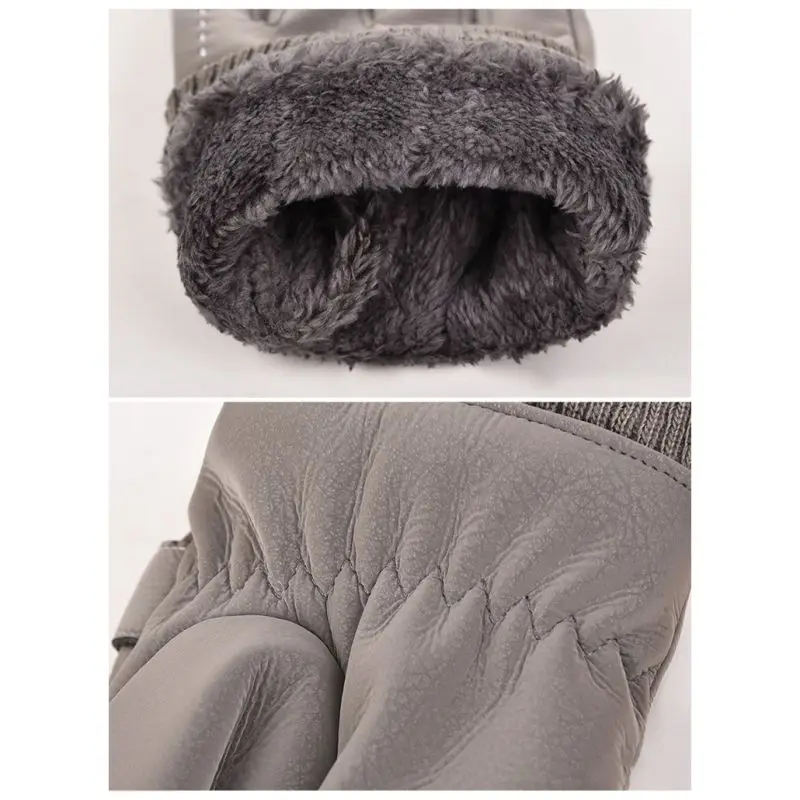 

Unisex Outdoor Sports Fleece Gloves Cycling Climbing Driving Skiing Gloves Winter Touch-screen Wind-proof Warm Gloves