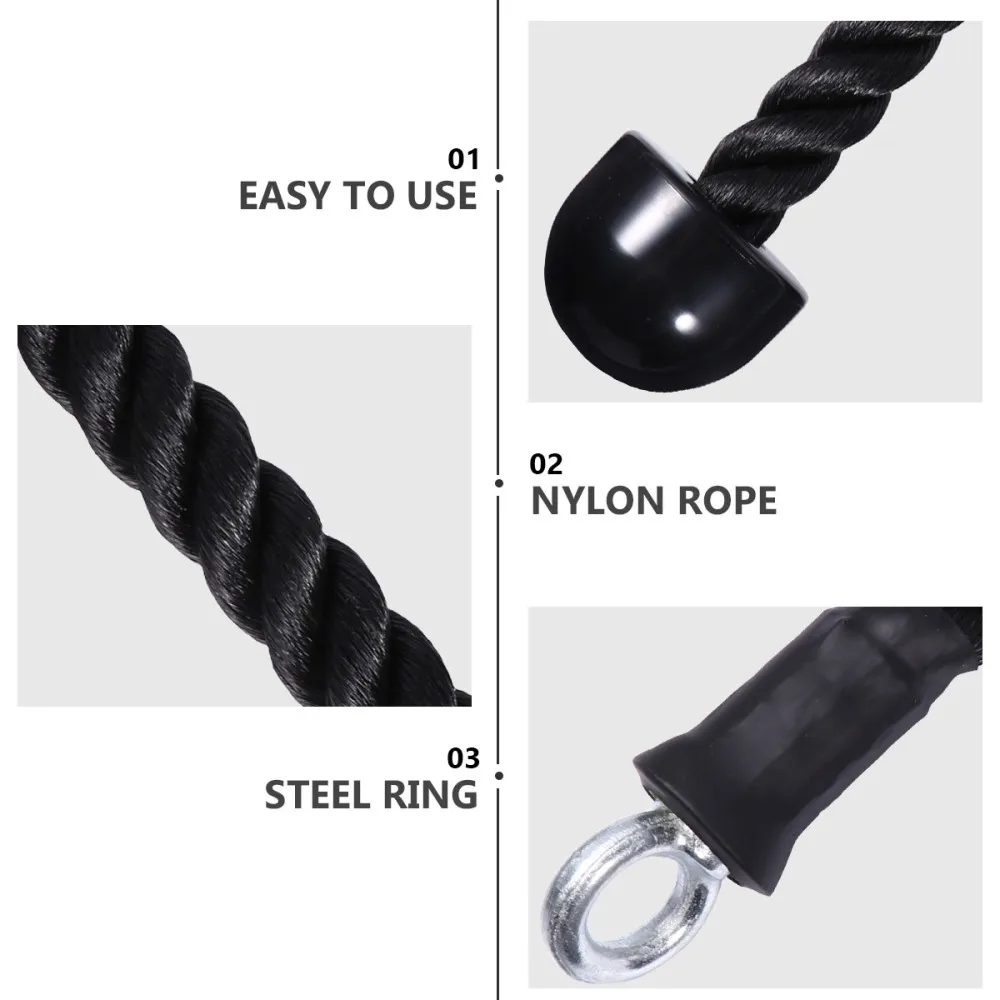 

Fitness Equipment Strength Training Nylon Drawstring Biceps Drawstring