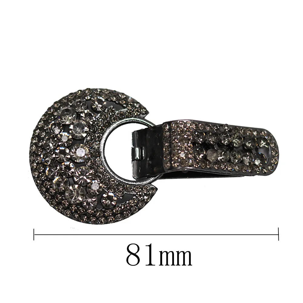 Хорошее качество 81 мм металлические стразы кнопка с свитер украшение пальто