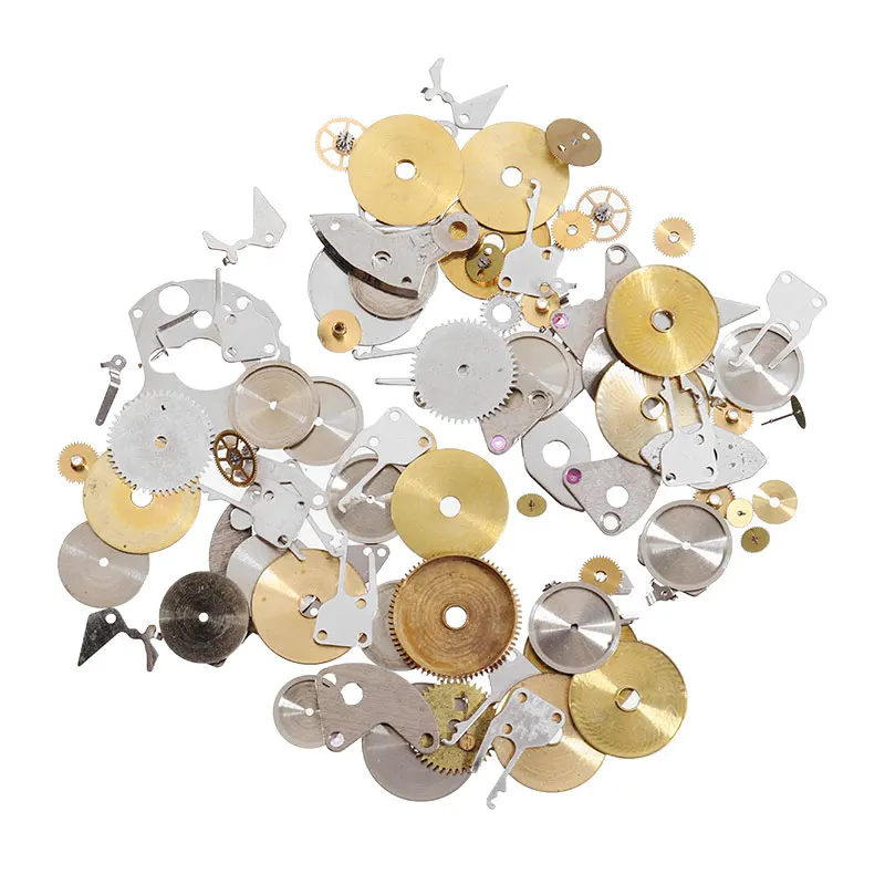 10 г/пакет стимпанк шестеренки винтажные наручные часы старые части зубчатые