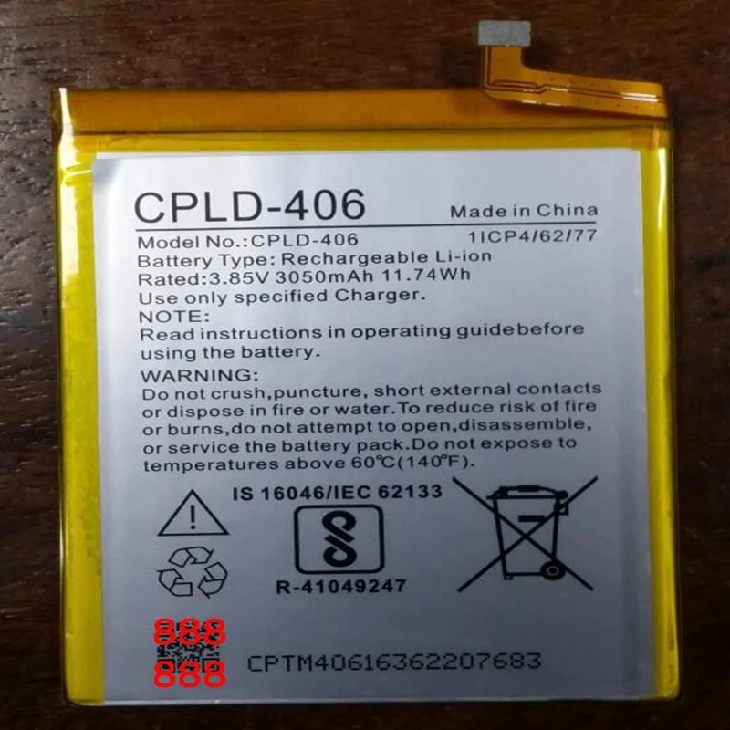 Аккумулятор 3 8 в 3050 мА · ч CPLD-406 для Coolpad Mega 3503i с инструментами ремонта | Мобильные