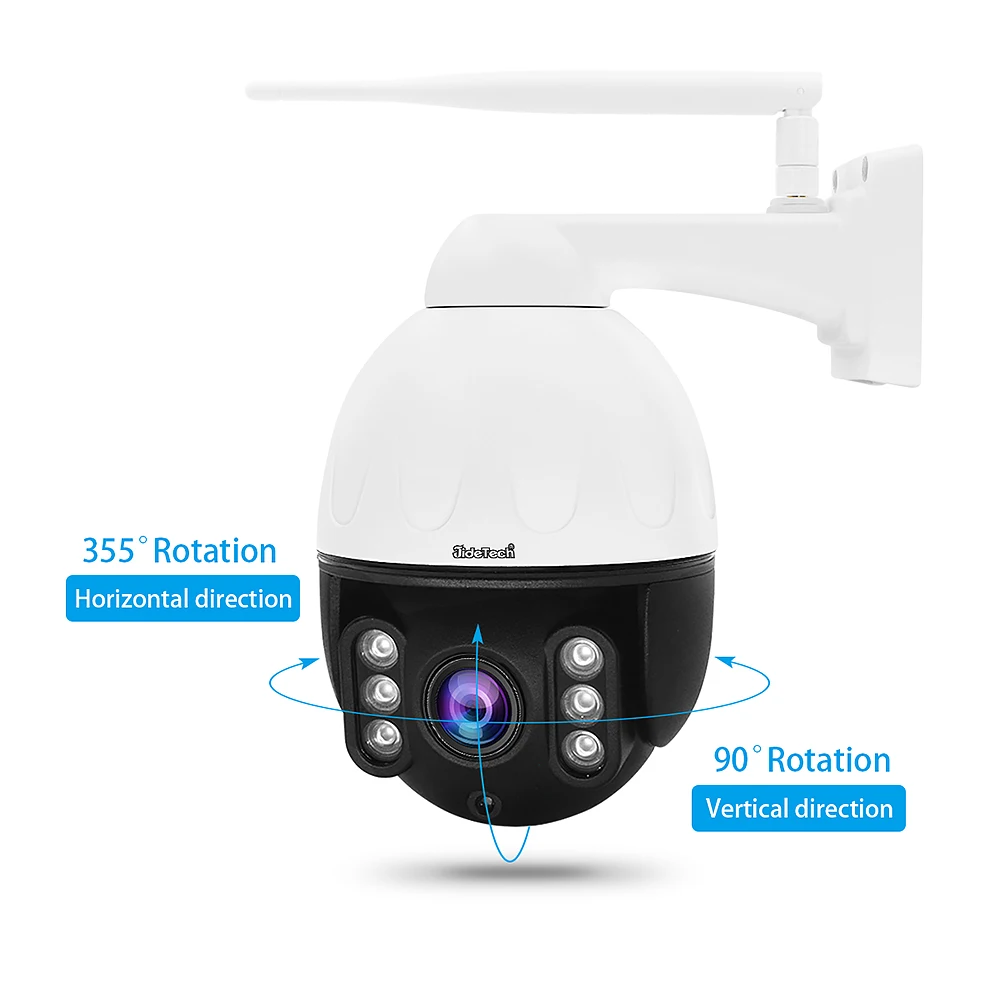 IP камера JideTech 1080P PTZ Wi Fi 4 кратный зум|Камеры видеонаблюдения| |