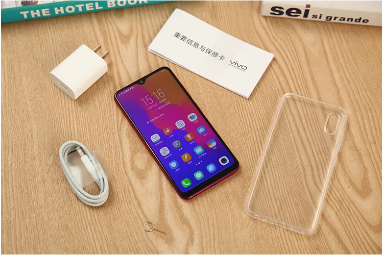 Мобильный телефон Vivo Y93, 4G LTE, Snapdragon 439, 1520X720, 4 Гб ОЗУ, 64 Гб ПЗУ, 13,0 МП, 6,2 дюйма, для распознавания лица, Android 8,1, смартфон