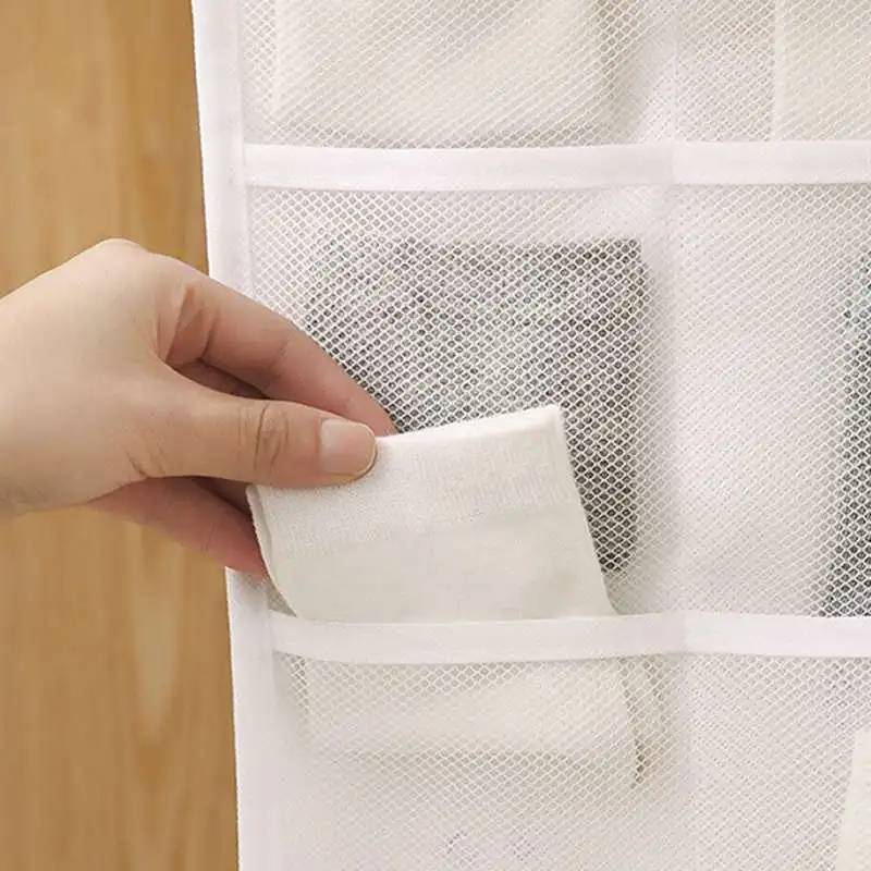 

Household Hanging Underwear Socks Storage Hanging Bag Foldable Multi-pocket Classification Storage Network Bag