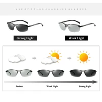 aoron discoloration eyewear anti glare uv400 photochromic polarized sunglasses men glasses driving goggles oculos 289