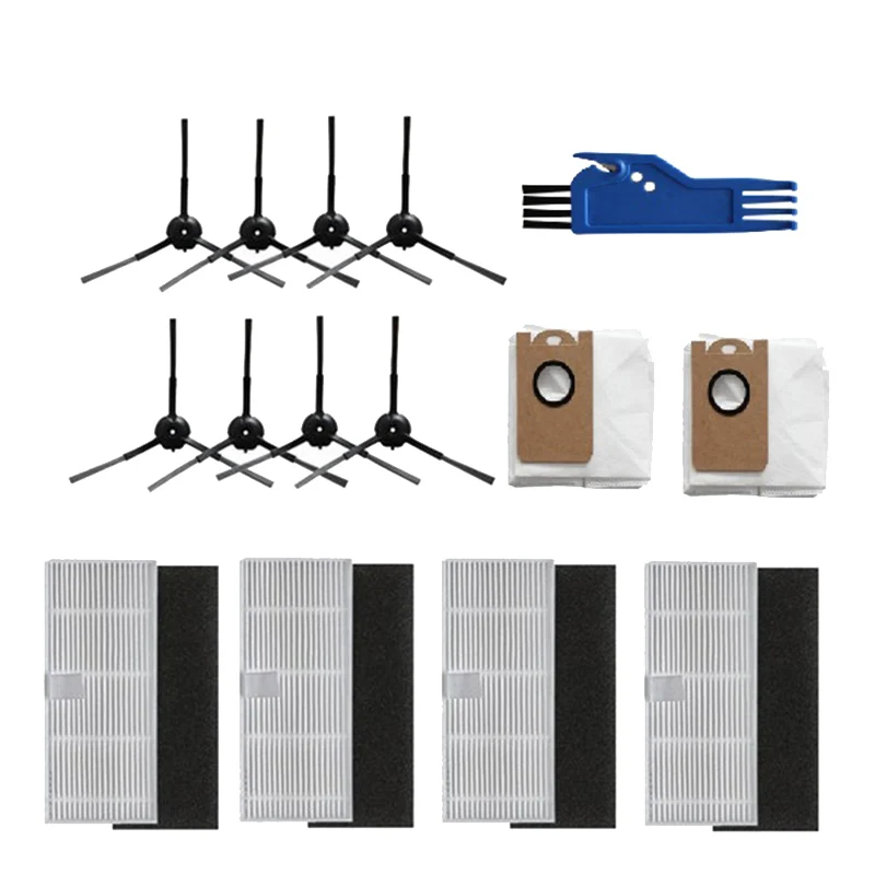 

Top Deals Side Brushes Filters Dust Bags Rag Washable Cloth for Proscenic M7Max Sweeper Robot Cleaning Accessories