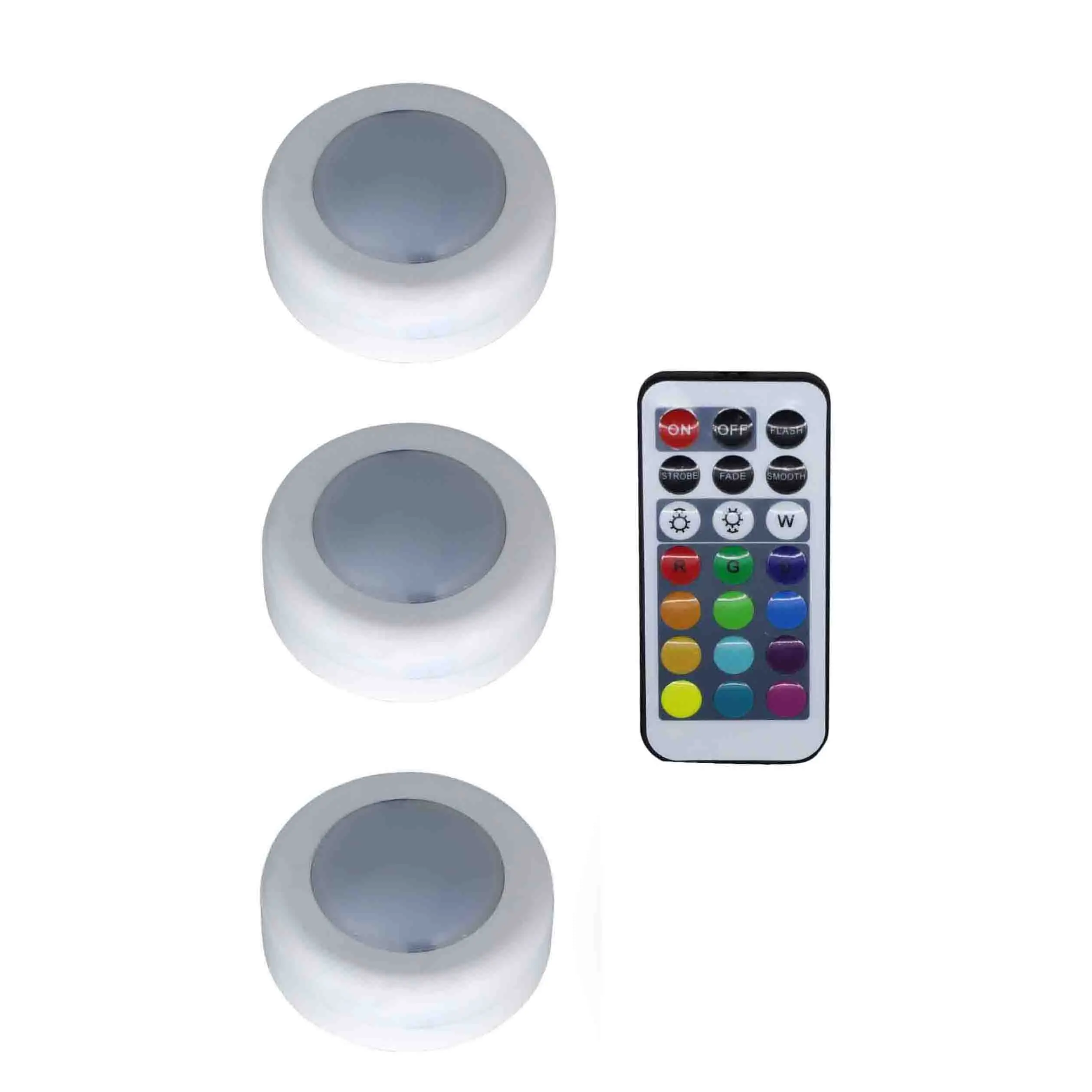 3 lamp 1 controller Светодиодный светильник под шкафом RGB датчик касания с регулируемой яркостью Светодиодные шайбы для шкафа закрытого гардероба лестницы коридора ночной Светильник - Цвет: 3 lamp 1 controller