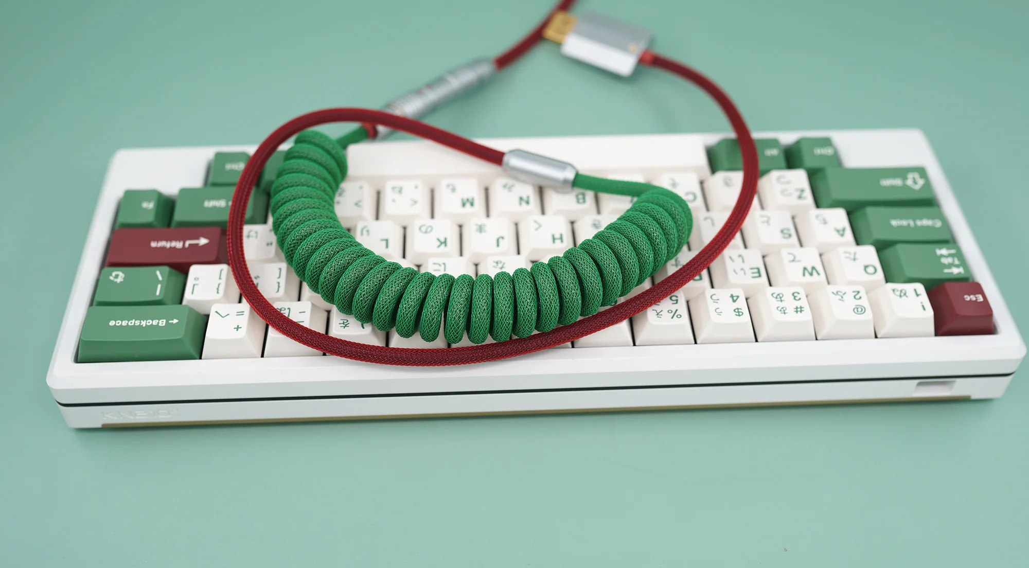 Механическая клавиатура ручной работы GeekCable с кабелем для передачи данных GMK тема