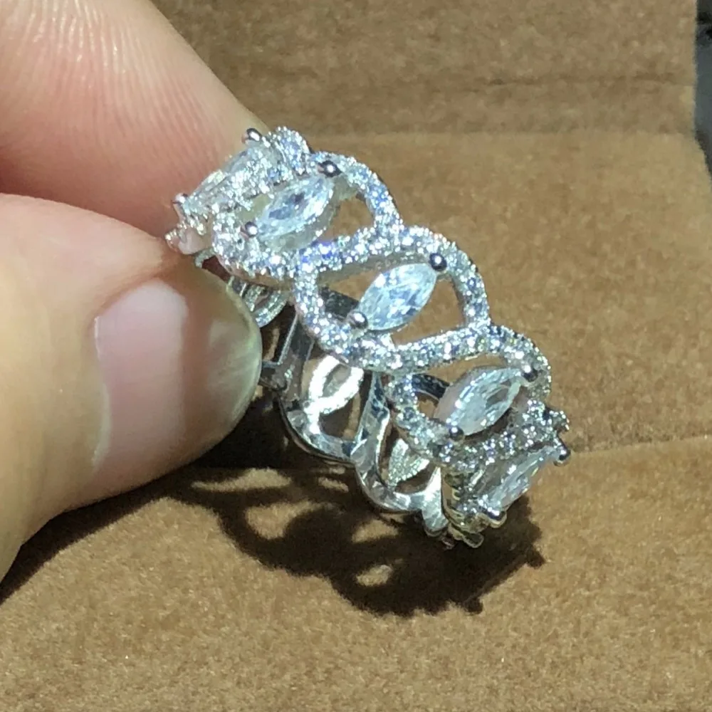 Роскошные ювелирные изделия с натуральным камнем CZ бренд из стерлингового