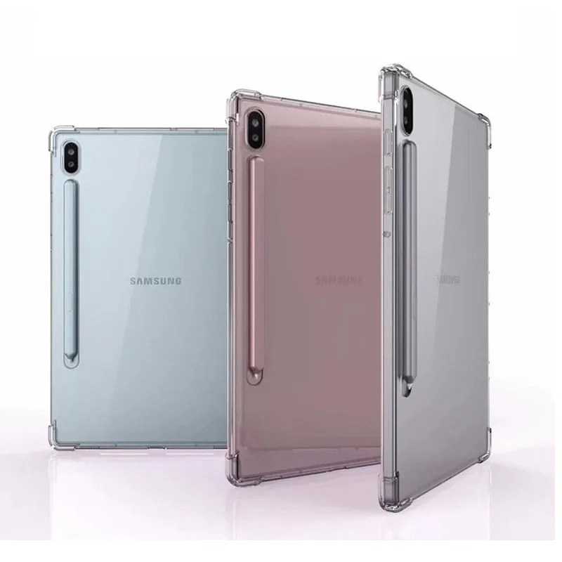 Прозрачный чехол из ТПУ для планшета Samsung Galaxy Tab S7 11 Plus FE Lite 2021 SM-T970 T975 T870 T875 тонкий