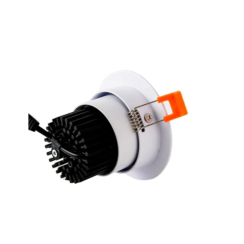 Lámpara descendente regulable para iluminación del hogar, foco Led Cob de 3w, 5w, 7w, 9w, 12w, 15w, 220V/110V, lámpara de panel redondo empotrado para techo