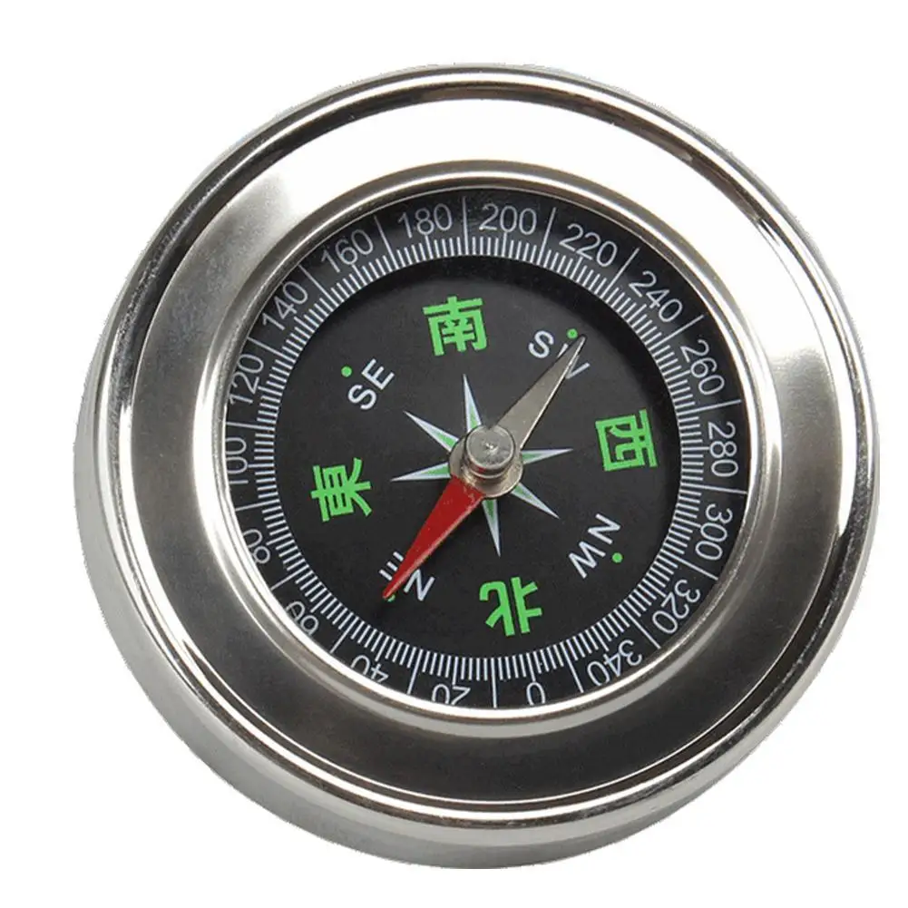 

Открытый кемпинговый компас, 60 мм, металлический, стальной компас, водонепроницаемый, устойчивый к падению Компас для скалолазания, карта