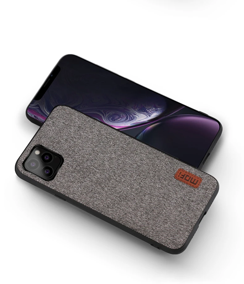 Чехол для iPhone 11 Pro Max, чехол для телефона iPhone 11, Max Cloth, темно-синий, для iPhone 11 Pro max 5,8 6,1 6,5, чехол