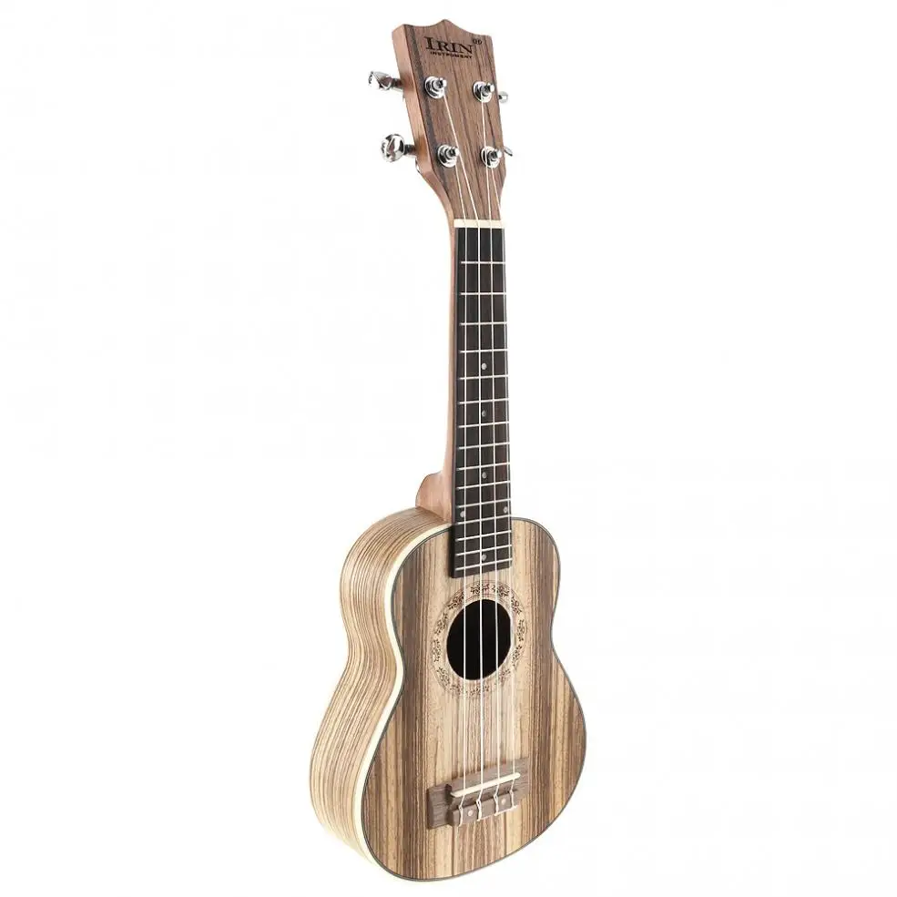 21 дюймов сопрано укулеле 15 Лада четыре струны Зебра дерево гитара Ukelele музыкальный струнный инструмент