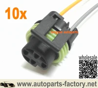 longyue 10pcs 2 wire oil pressure switch connector pigtail wiring tpi for gm 87 88 camaro firebird