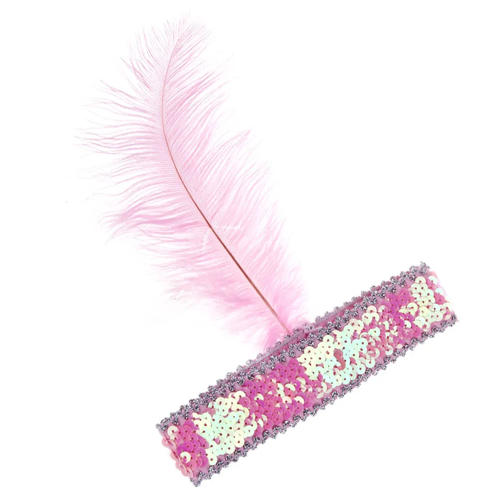 Женский аксессуар для волос "Винтажная перьевая повязка на вечеринку"