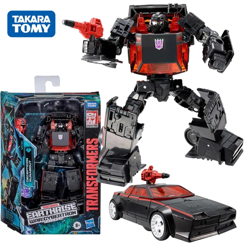 

TAKARA TOMY Transformers Generations War for Cybertron Earthrise Deluxe Class WFC-E41 Deception Runabout Action Figure Model Toy