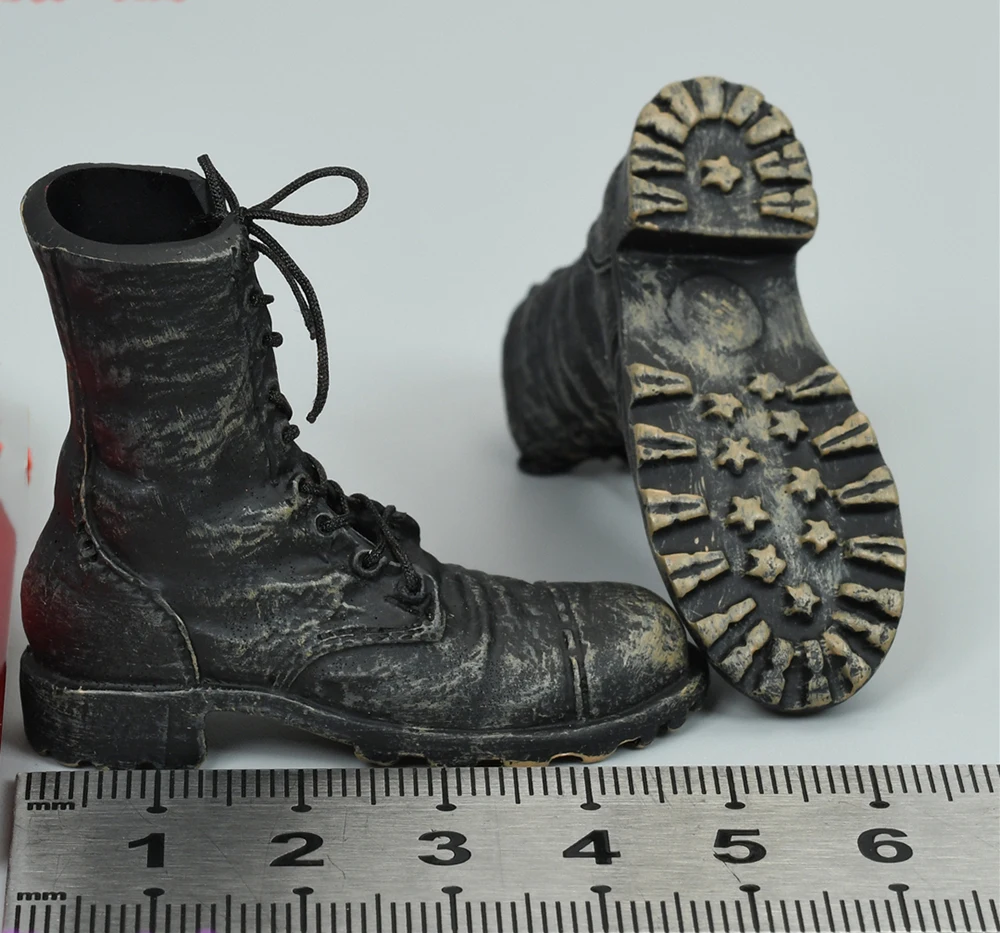 

Hot Sales For Sale Tides Kingdom 1/6 Scale Soldier Villain Old Dirty Hollow Rubber Shoes Boots For Doll Action Collectable