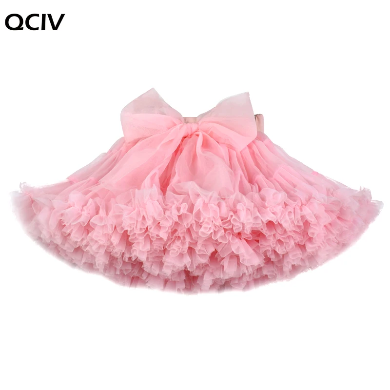 

Girls tutu skirt extra fluffy pettiskirt princess soft tulle kids girl party dance skirts 1-10 Years baby