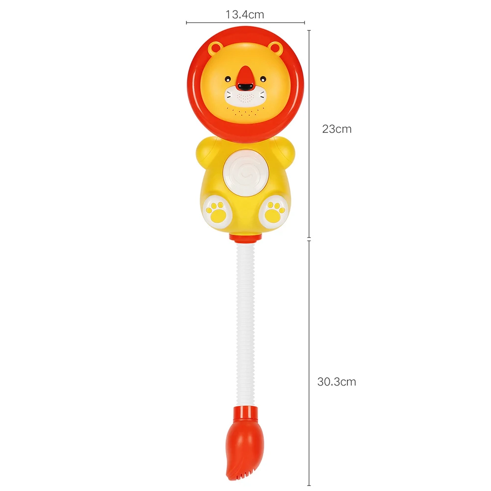 

Adjustable Electronic Faucet Toy Shower Lion Shaped Shower Kids Automatic Toys for Children Early Learning Supplies