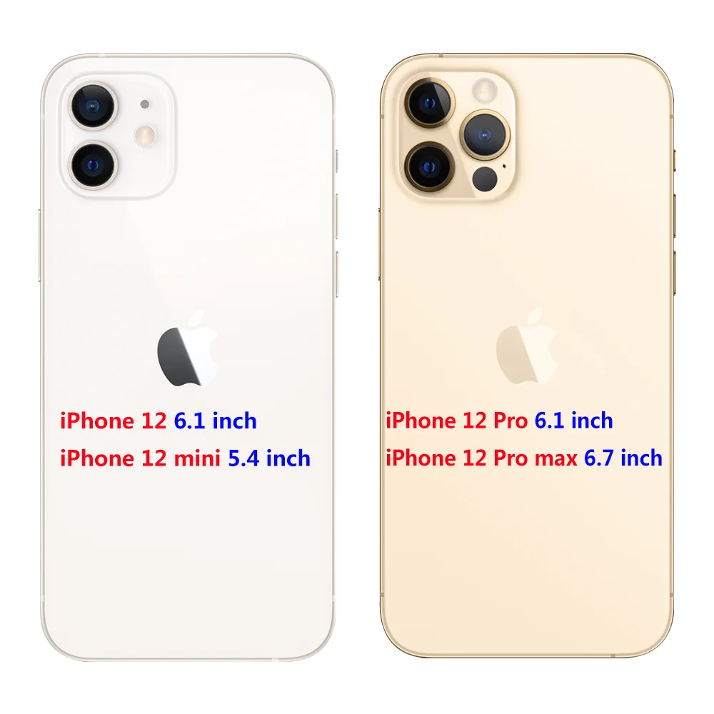 For iphone 12 Cases For iphone 12 mini 12 Pro Max Case Soft Silicon Phone Cover For Apple iPhone12 iphone12Pro 12Pro Bumper Back