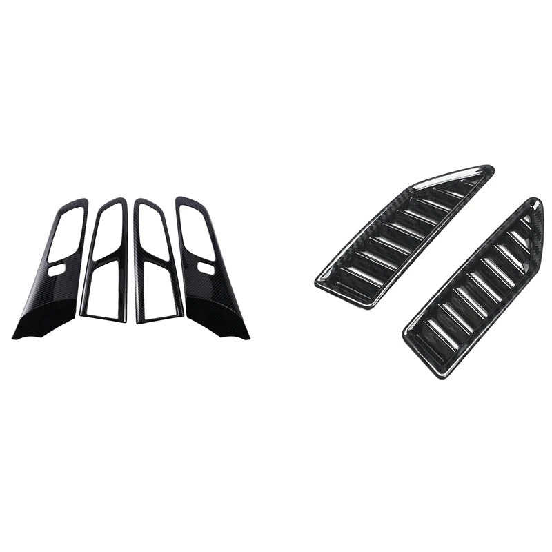 

Door Handle Panel Strip Frame For Ford Ranger / Everest 2015-2021 & Air Outlet Vent On The Dashboard Frame Cover