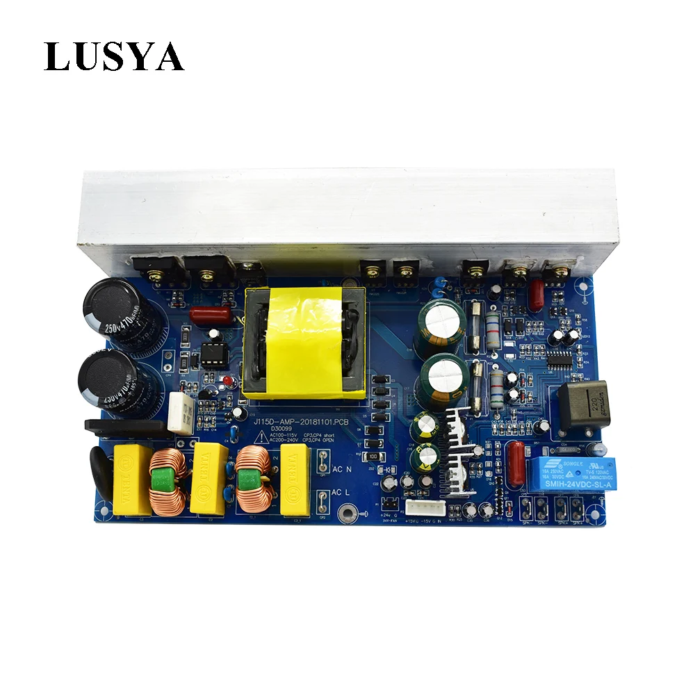 Плата усилителя мощности класса D Lusya 1000 Вт одноканальный цифровой звуковой
