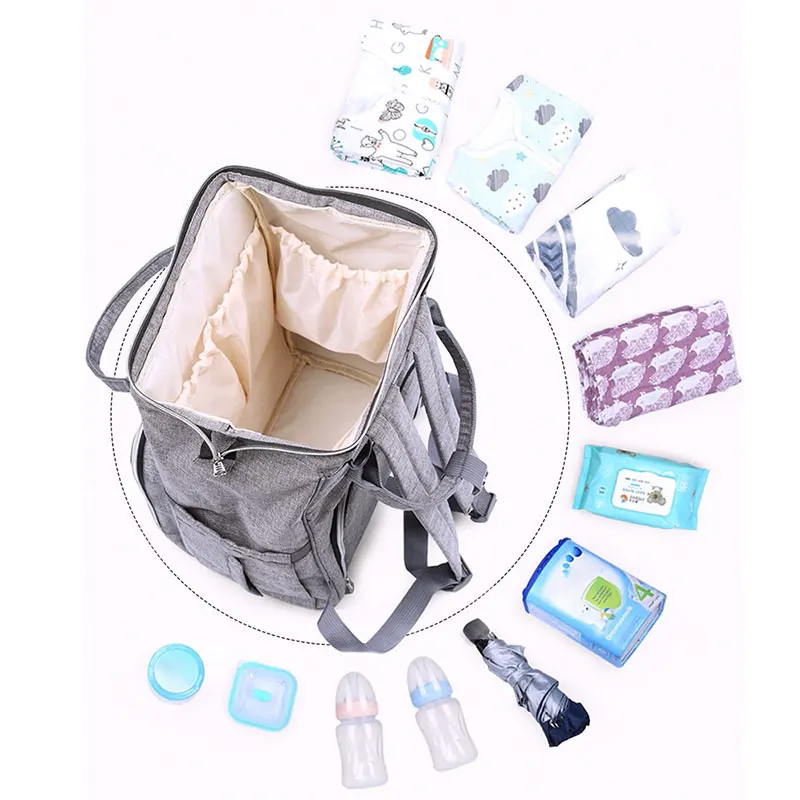 Многофункциональный водонепроницаемый рюкзак для мам вместительный ранец на