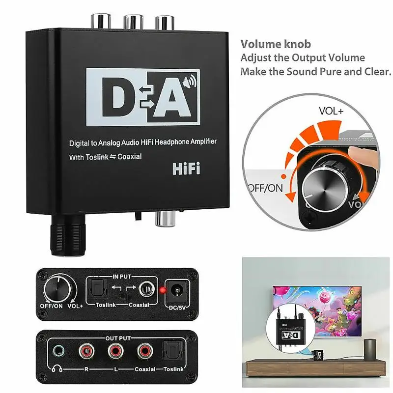 Умелое производство наушников аудио конвертер Превосходное качество Цифровой